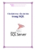 Câu lệnh truy vấn căn bản trong SQL