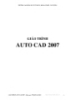 Giáo trình AutoCad 2007