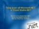 Tổng quan về Microsoft.NET & Visual Studio.NET