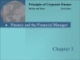 Principles of Corporate Finance Brealey and Myers Sixth EditionuFinance and the Financial