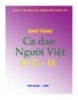 Kho tàng ca dao người Việt 