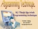 Programming Teaching- kỹ thuật lập trình