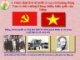 Bài giảng:" Đường lối Cách mạng của Đảng cộng sản Việt Nam"