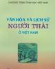 Văn hóa và lịch sử người Thái ở Việt Nam - Nxb. Văn hóa Dân tộc
