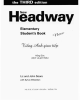 New headway Elementary Student's Book: Phần 2 - Liz,  John Soars, Sylvia Wheeldon