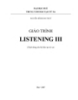 Giáo trình Listening 3: Phần 1 - Nguyễn Hồ Hoàng Thủy