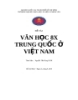 Luận văn: Văn học 8x Trung Quốc ở Việt Nam.