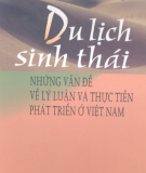 Ebook Du lịch sinh thái: Những vấn đề về lý luận và thực tiễn phát triển ở Việt Nam (Phần 1) - Phạm Trung Lương (chủ biên)