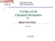 Bài giảng Cơ học tính toán: Cơ học cơ sở Classical Mechanics - Nguyễn Xuân Hùng