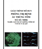 Giáo trình Mô đun Phòng trị bệnh ấu trùng tôm: Phần 2 - Nguyễn Thị Phương Thanh (chủ biên)