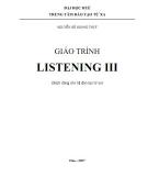 Giáo trình Listening 3: Phần 2 - Nguyễn Hồ Hoàng Thủy