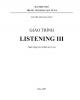 Giáo trình Listening 3: Phần 2 - Nguyễn Hồ Hoàng Thủy