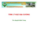 Bài giảng Tâm lý học nghề nghiệp - ThS. Nguyễn Minh Trung