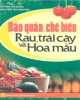Ebook Bảo quản - chế biến rau, trái cây và hoa màu: Phần 1 - Huỳnh Thị Dung, Nguyễn Thị Kim Thoa