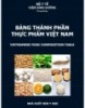 Ebook Bảng thành phần thực phẩm Việt Nam: Phần 1 - NXB Y học