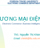 Bài giảng Thương mại điện tử: Hợp đồng thương mại điện tử - ThS. Nguyễn Thị Khánh Chi