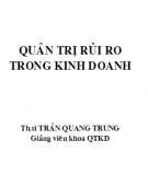 Ebook Quản trị rủi ro trong kinh doanh - Th.S. Trần Quang Trung