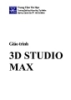 Giáo trình 3D Studio Max - ĐH KHTN 
