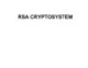 Bài giảng Lý thuyết mật mã và an toàn thông tin: RSA cryptosystem - PGS.TS. Vũ Đình Hòa