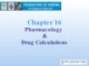 Lecture Foundations of nursing: An integrated approach: Chapter 16 - Cliff Evans, Emma Tippins