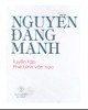 Ebook Nguyễn Đăng Mạnh - Tuyển tập phê bình văn học: Phần 2