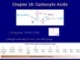 Lecture Organic chemistry - Chapter 19: Carboxylic acids