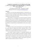 NGHIÊN CỨU ẢNH HƯỞNG CỦA CÁC THÔNG SỐ CÔNG NGHỆ VÀ PHỤ GIA ĐẾN ĐỘ BỀN CỦA VẬT LIỆU POLYMER VÀ COMPOSITE TRONG CÔNG NGHỆ ÉP PHUN