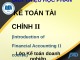 Bài giảng Kế toán tài chính 2: Chương 1 - ĐH Kinh tế TP. HCM