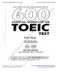 Ebook 600 essential words for the TOEIC Test: Phần 1