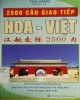 Ebook 2500 câu giao tiếp Hoa Việt: Phần 2