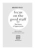 Ebook Focus on the good stuff: The Power of Appreciation - Mike Robbins