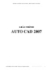 Giáo trình AutoCad 2007 - Phạm Gia Hậu