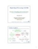Lecture Digital signal processing: Lecture 4 - Zheng-Hua Tan