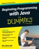 Ebook Beginning programming with Java for dummies: Part 1