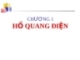 Bài giảng Khí cụ điện - Chương 1: Hồ quang điện