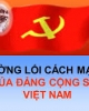 Đề cương ôn tập môn: Đường lối cách mạng của Đảng Cộng Sản Việt Nam