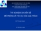 Bài giảng Thí nghiệm chuyên đề Mô phỏng và tối ưu hóa quá trình - TS. Huỳnh Quyền