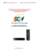 Tài liệu hướng dẫn sử dụng nhanh các loại đầu thu kỹ thuật số trên hệ thống truyền hình cáp SCTV