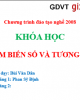 Khóa học Cảm biến số và tương tự - Bùi Văn Dân