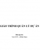 Giáo trình Quản lý dự án