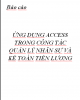 Báo cáo Ứng dụng Access trong công tác quản lý nhân sự và kế toán tiền lương