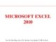 Bài giảng Microsoft Excel 2010 - Đoàn Thị Cẩm Hằng