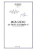 Giáo trình Bài giảng Kỹ thuật mạch điện tử - ĐH GTVT