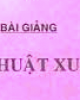 Giáo trình Bài giảng Kỹ thuật xung - GV. Nguyễn Trọng Hải