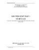 Giáo trình Vẽ mỹ thuật 1: Vẽ bút sắt - GV.HS. Trần Văn Tâm (biên soạn)