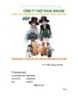 Đề tài: Công ty thời trang Sơn Kim chiến lược Marketing sản phẩm thời trang tuổi teen - GVHD. Hoàng Trọng Phú