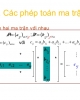 Thuật toán nhân 2 ma trận - ĐHSP KT Hưng Yên