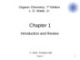 Lecture Organic chemistry: Chapter 1 - L. G. Wade, Jr.