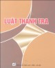 Ebook Luật thanh tra