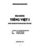 Bài giảng tiếng Việt 1 - ĐH Phạm Văn Đồng